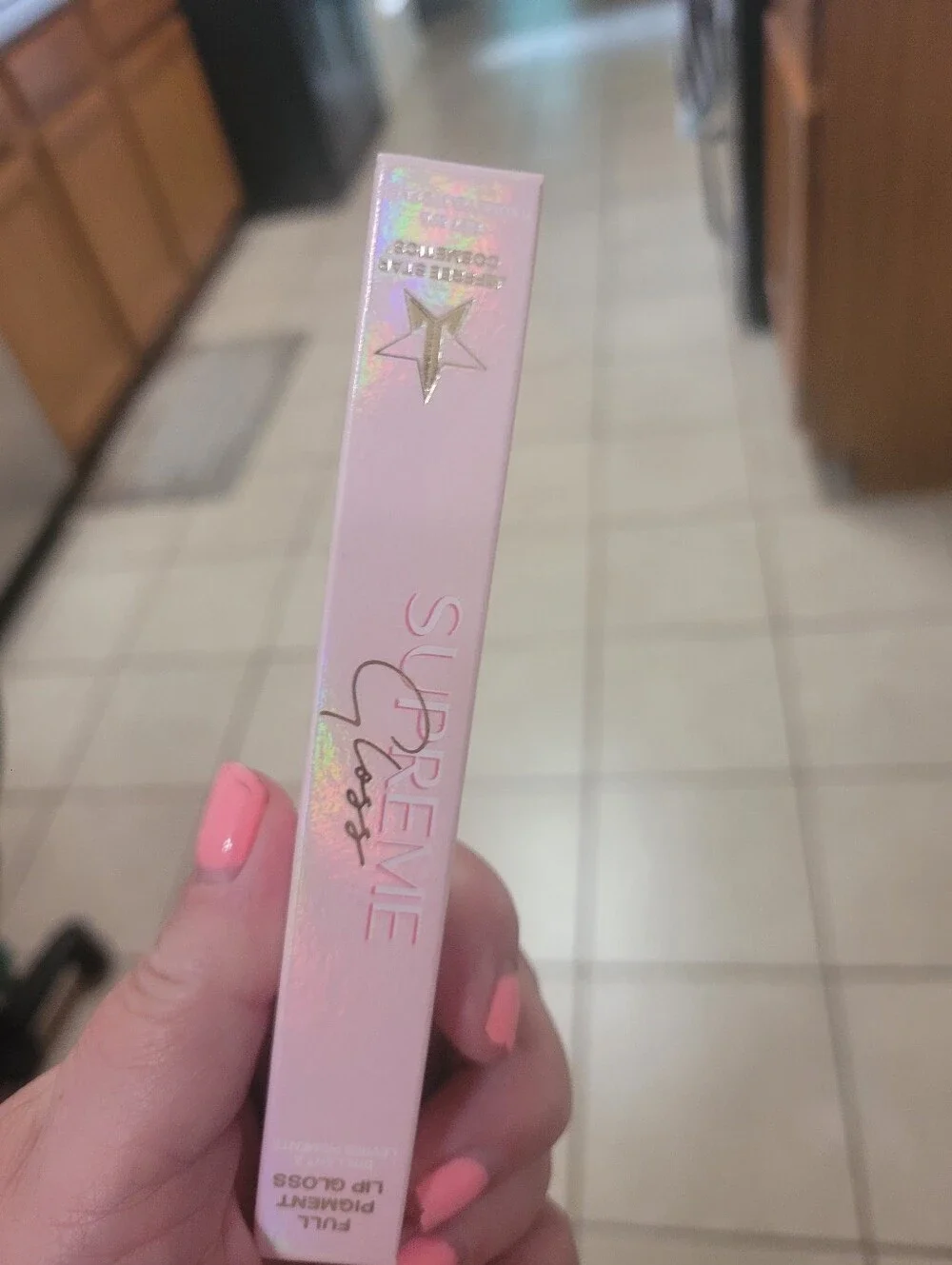 Jeffree Star Supreme Gloss Celebrity Skin Full Pigment Lip Gloss Nude Pink Boxed